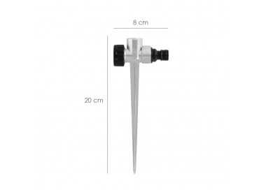 Pincho Para Aspersor Metalico Saturnia Con Racord Manguera