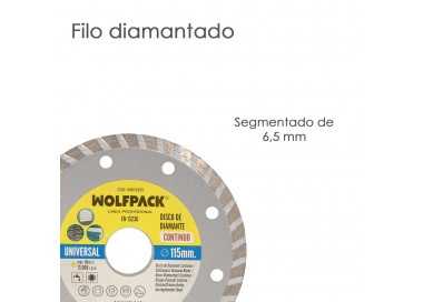 Disco Diamante 115 mm. General Obra Continuo