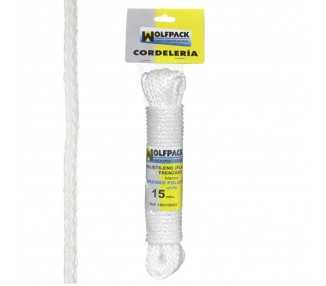 Cuerda Trenzada Plástico Blanca (Madeja 15 m.)