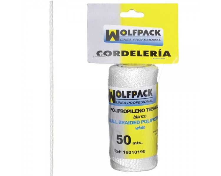 Cuerda Trencilla Polipropileno Blanco (Bobina  50 Metros)