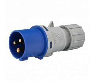 Clavija / Enchufe Industrial Monofasico 16 A. / 220 V.