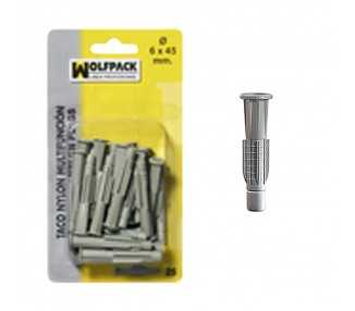 Taco Multiaccion MU  6x35 mm. (25 Piezas)