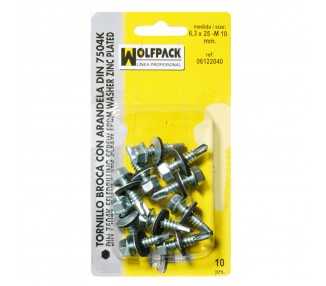 Tornillo Broca 5,5x25-8 mm. (10 Piezas)