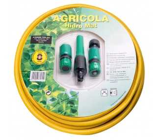 Manguera Jardin Hidro Mat Ø 15 mm. - 5/8" Rollo 15 Metros Con  Accesorios