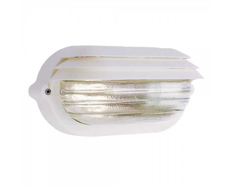 Plafón Palpebra   IP54  Oval Blanco