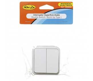 Interruptor Oryx Superficie Doble