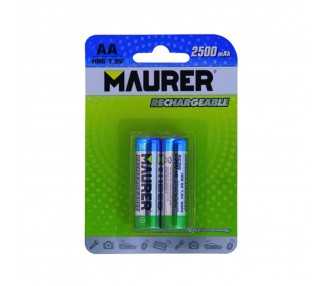 Pila Maurer Recargable HR-6 / AA (Blister 2 Piezas)