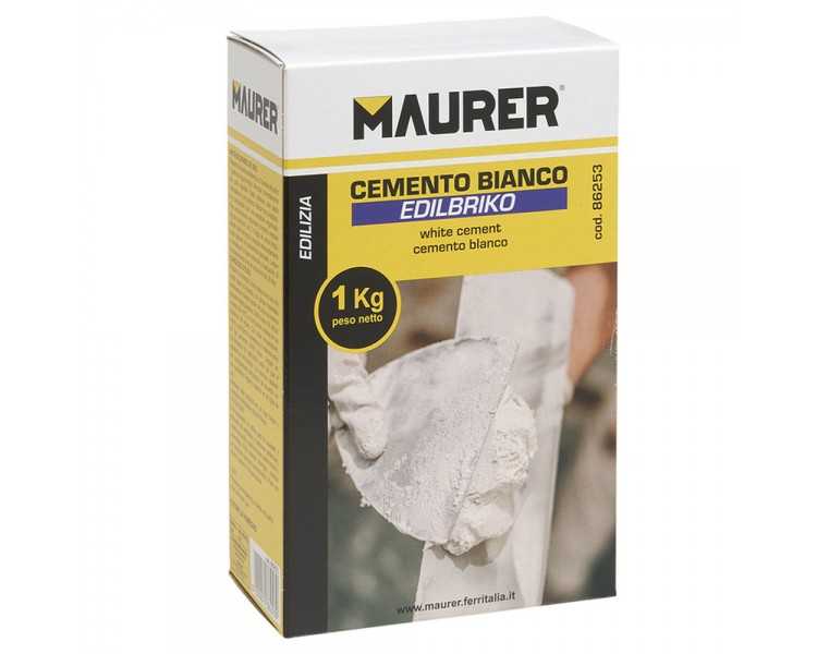 Edil Cemento Blanco Maurer (Caja 1 kg.)