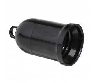 Portalamparas 4 A. E-27 Obra Negro