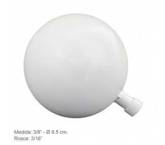 Boya Plastico 3/8" x  8,5 Ø cm. Rosca 3/16"