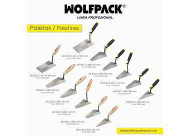 Paleta Wolfpack Mango Madera 348 / 160 mm.