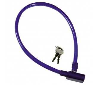 Cable Bicicleta Con llave   8 mm.  x 60 cm.
