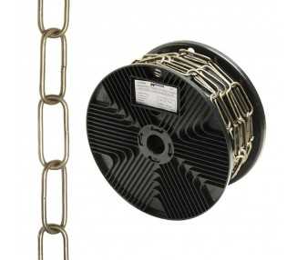 Cadena Decorativa Lisa Cuero 3,4x43 mm. Rollo 20 metros