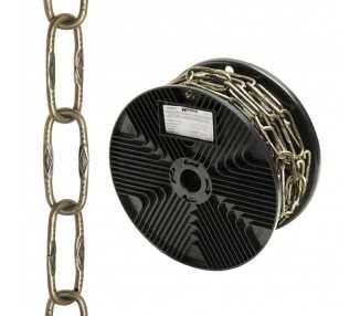 Cadena Decorativa Grabada Cuero 4,0x46 mm. Rollo 20 metros