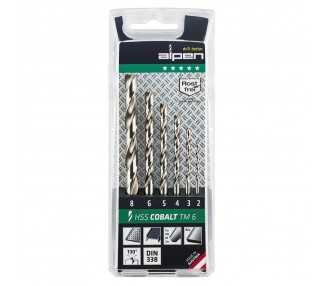 Estuche Brocas Alpen Cobalto  6 Piezas