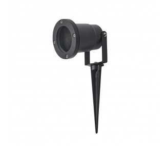 Foco Halógeno IP54 Para Jardín y Exteriores Con Pincho Color Negro