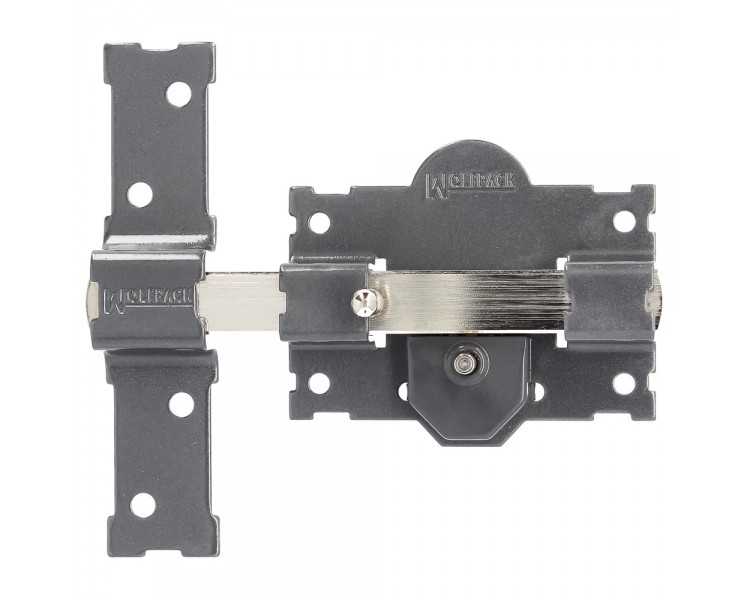 Cerrojo b-3 llave y pulsador pasador de 161mm cilindro redondo de 70mm