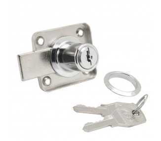 Cerradura Mueble Para Armario 362/20 mm. Cromada