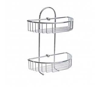 Cestillo Inoxidable Maurer Para Colgar 2 alturas 27x15x37 cm.