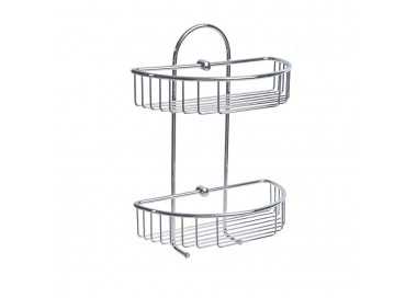 Cestillo Inoxidable Maurer Para Colgar 2 alturas 27x15x37 cm.