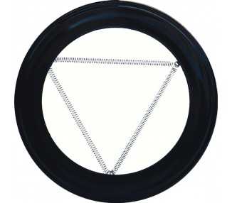 Plafón Embellecedor de Color Negro Para Estufa 150 mm.