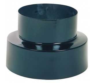 Reducción Estufa Vitrificado Color Negro de 120 a 100 mm.