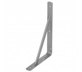 Palomilla Wolfpack Con Refuerzo Gris 400x270 mm.