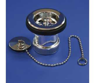 Valvula Lavabo/bide Metalizada T-61ME 1 1/4