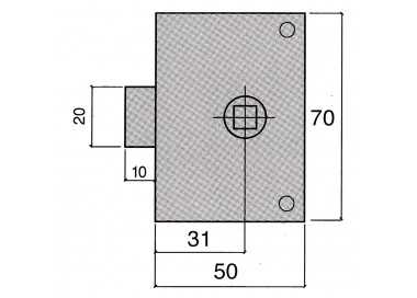 Picaporte Ucem  234-hz/50