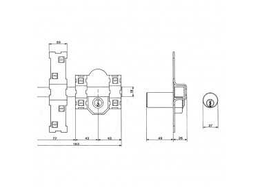 Cerrojo Fac 201-l/ 80-p