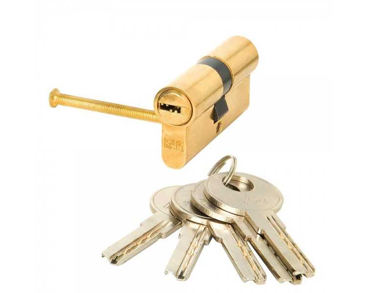 Cilindro Fac Seguridad 70-p 30x40 Latonado 15,0 mm.