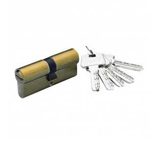 Cilindro Yale Seguridad YL-6 34x34/r15,0 Latonado