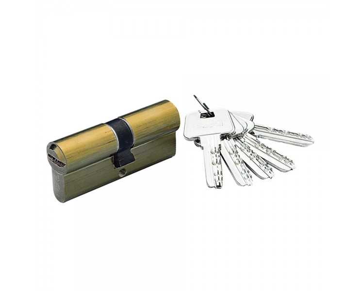 Cilindro Yale Seguridad YL-6 35x45/r15,0 Latonado
