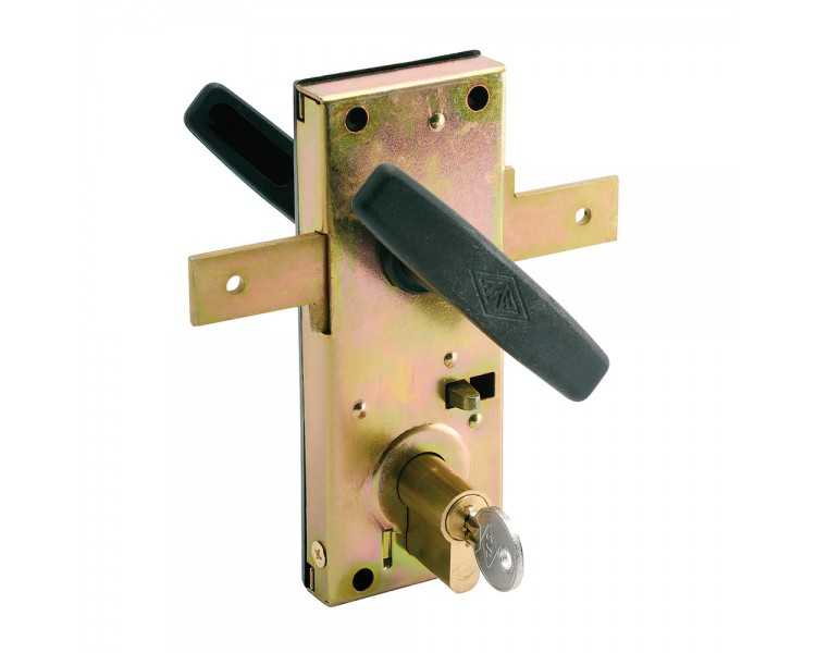 Cerradura Cvl 11b/m Con Manilla Puertas Basculantes