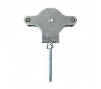 Polea Tendedero Wolfpack Zincado 60 mm. Roldana Metal con Tornillo