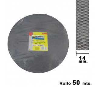 Cinta Persiana Wolfpack Gris 14 mm. Rollo 50 metros