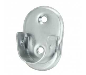 Soporte Lateral Oval Zincado Lateral Ø 19 mm.