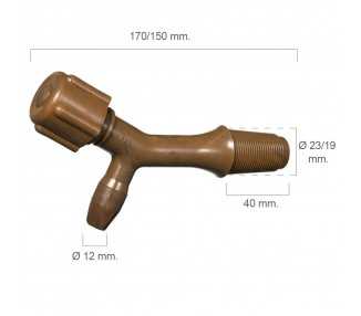 Grifo Barril Plástico Número 2 Para 150 Litros
