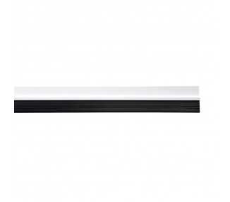 Burlete Puerta Pvc Blanco Con Goma 1 Metro