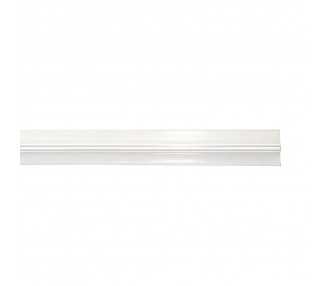 Burlete Puerta Pvc Transparente Con Goma 1 Metro