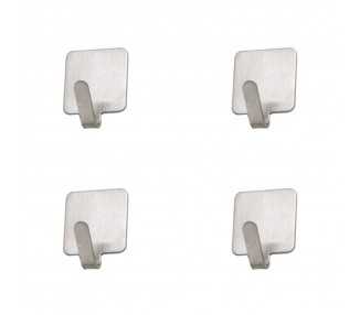 Colgador Oryx Inoxidable Pequeño (Blister 4 Unidades) Adhesivo