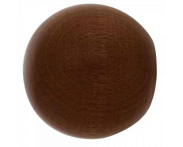 Terminal Madera Esfera 28x55 mm. Nogal