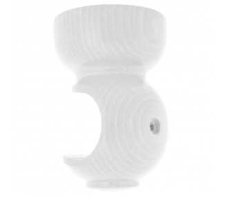 Soporte Madera Liso Techo 20x 68 mm. Blanco