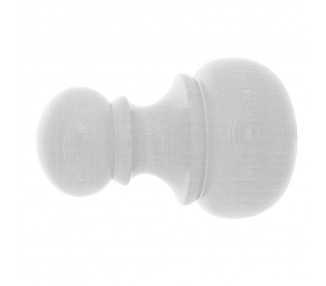 Terminal Madera "Chyc" 20x68 mm. Blanco