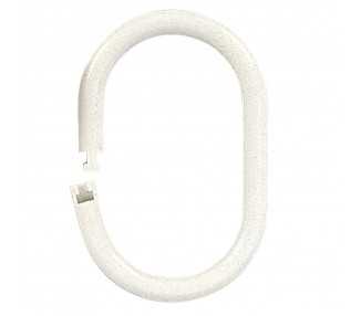 Anilla Baño Oval 18 mm. (Bolsa 100 Unidades) Blanca