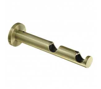 Soporte Zirconio Doble 20 mm. Bronce Viejo