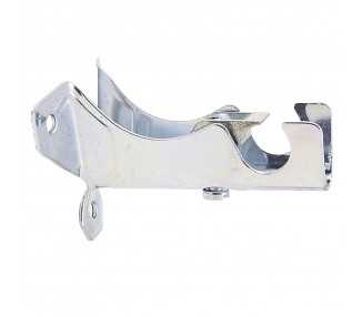 Soporte Central Chy-cort Ø12 mm. Plata  63 mm.