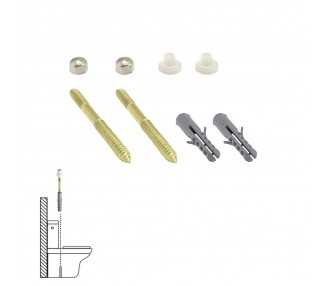 Kit Sanitario Fijacion Wc  5x75 mm. Bicromatado (2 Piezas)