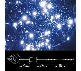 Luces Navidad 100 Leds Blanca Interior / Exterior Ip44