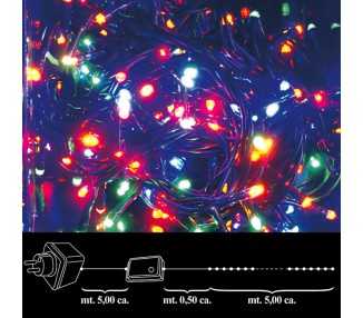 Luces Navidad 100 Leds Color Interior / Exterior Ip44